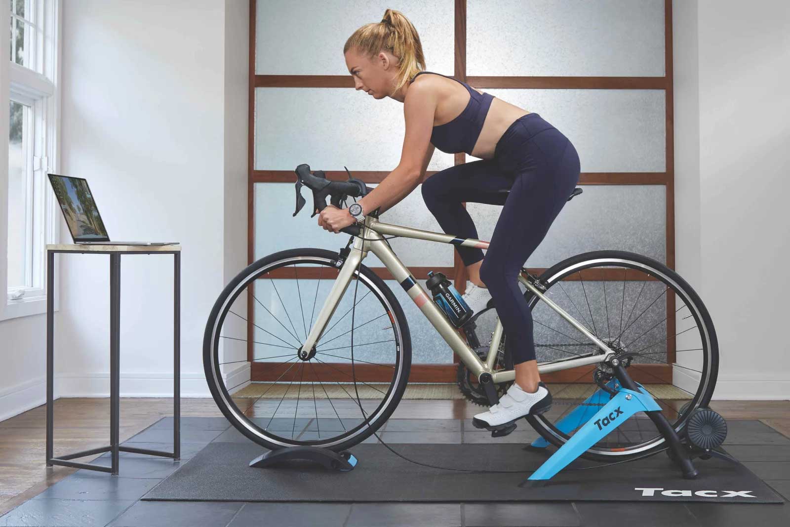 TAPIS D'ENTRAINEMENT HOME TRAINER TACX - Zig Zag Vélos